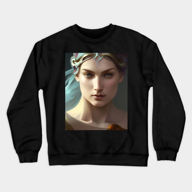 Enchantress - Beautiful Magic Girl Crewneck Sweatshirt by TheThirdEye